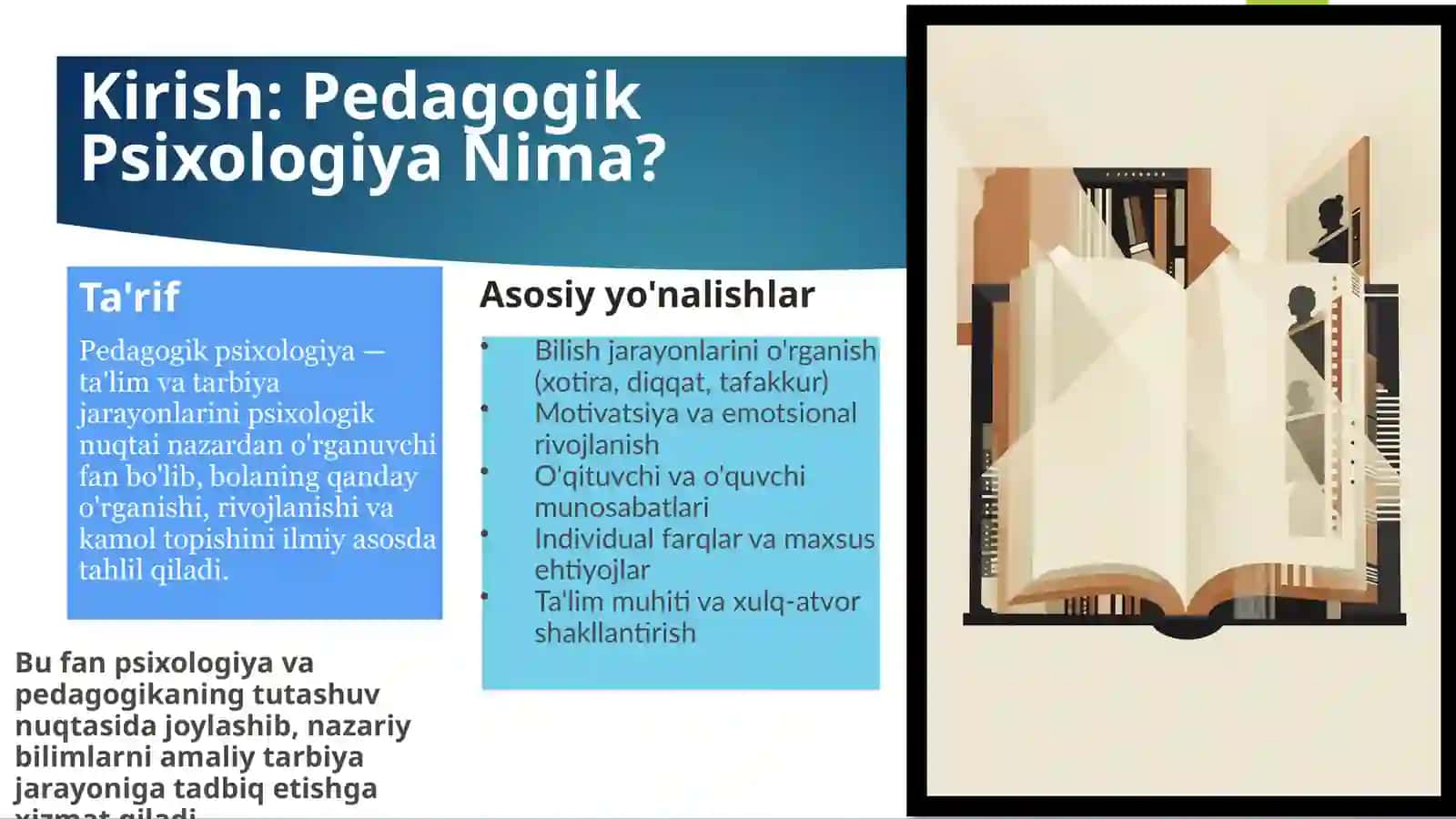 Pedagogik Psixologiyaning Bola Tarbiyasidagi O'rni 2