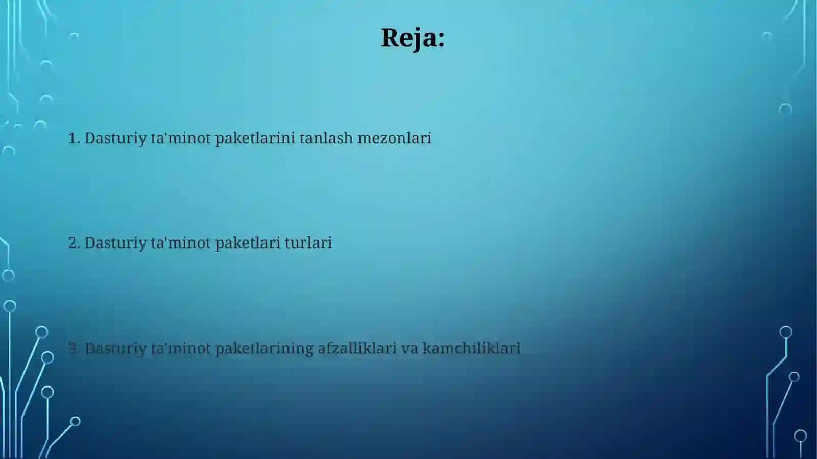Dasturiy ta'minot paketlari 2