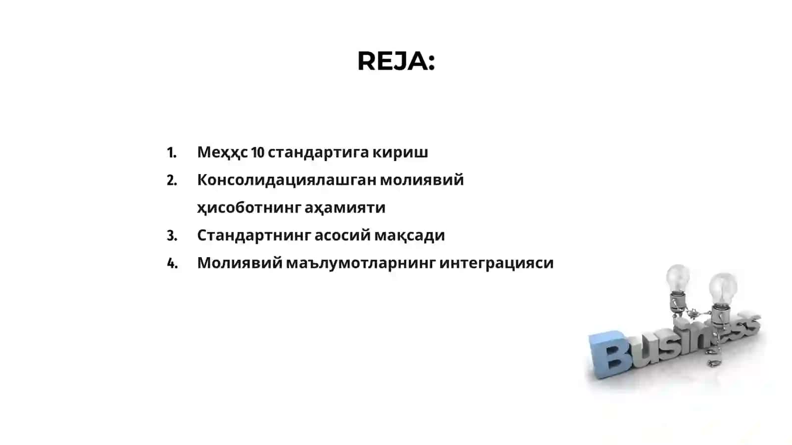 МҲХС 10 «Консолидациялашган молиявий ҳисобот» 2
