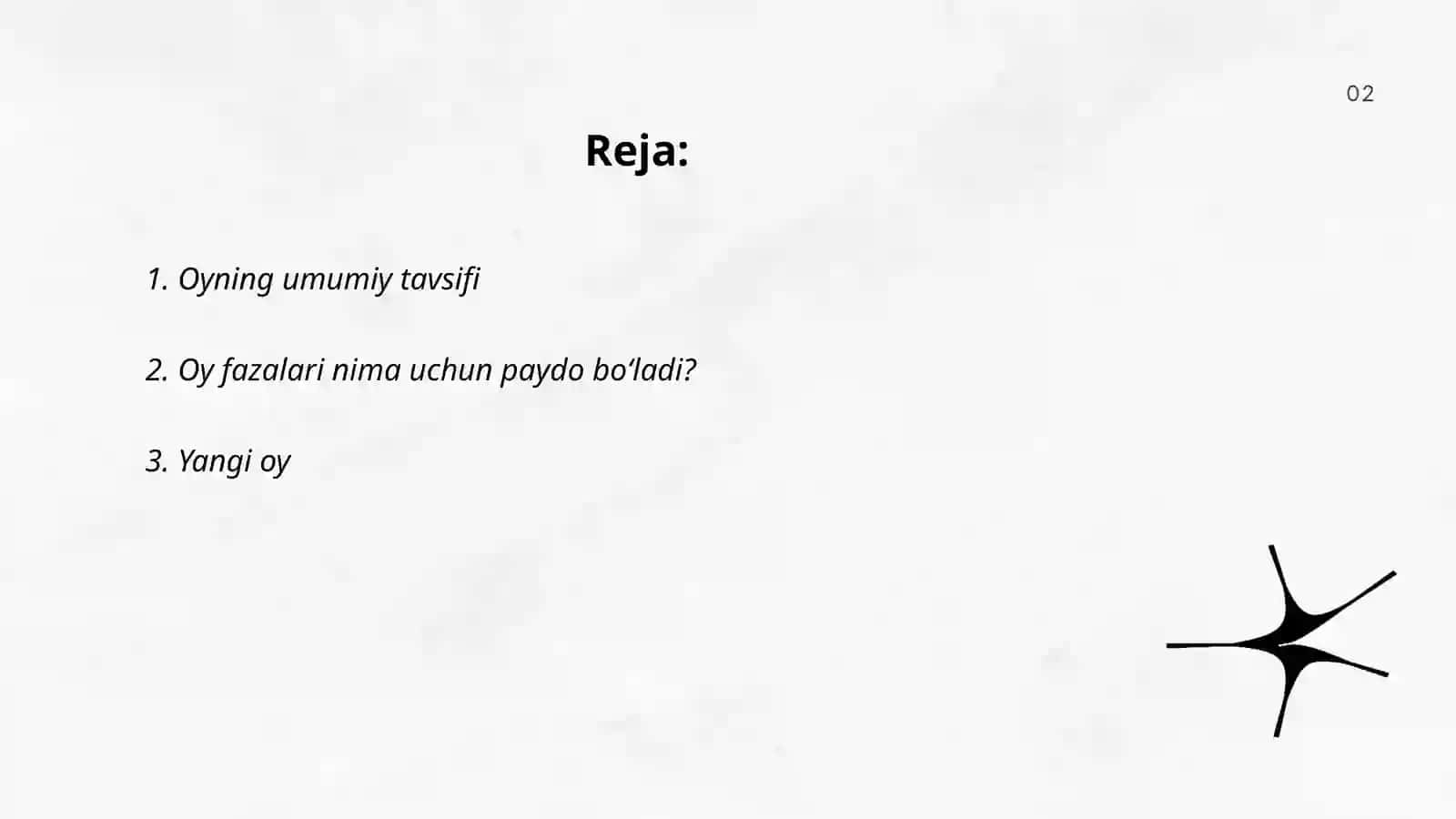 Oy va uning fazalari 2