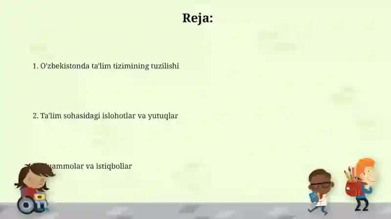 Oʻzbekistonda taʼlim tizimi 2