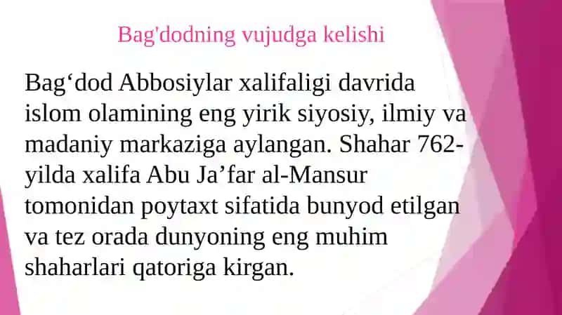 Bag'dod xalifaligi 2