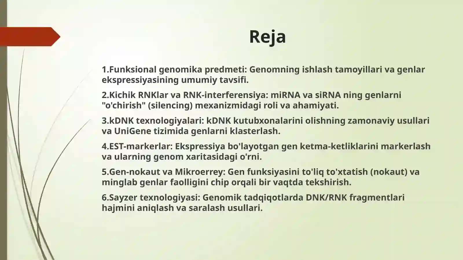Funksional genomika 2