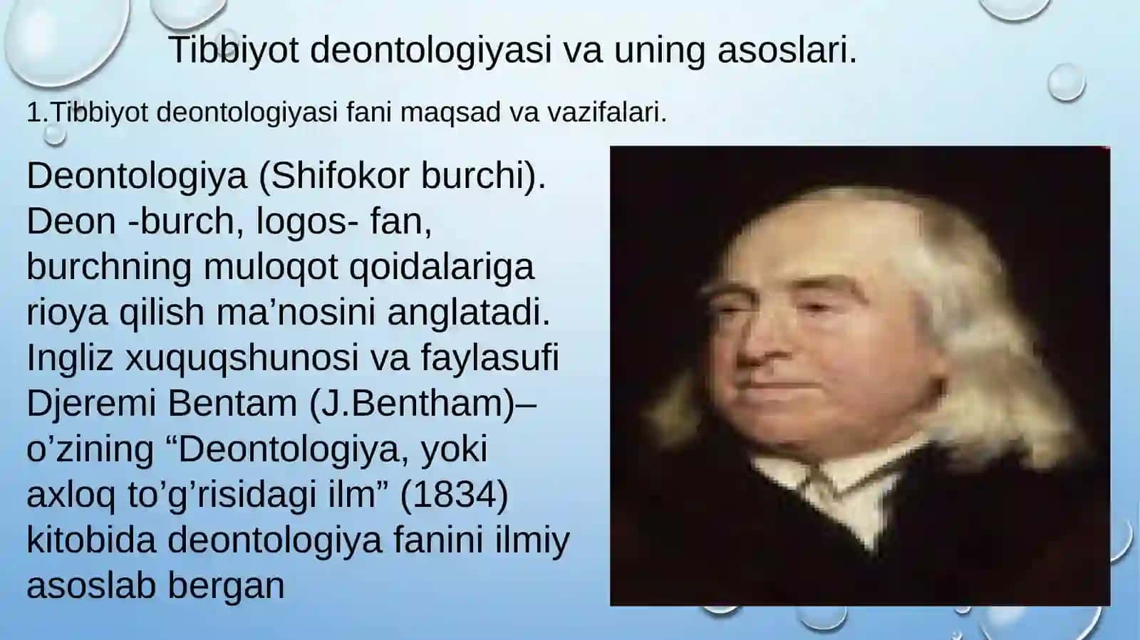 Tibbiyot deontologiyasi va uning asoslari 2