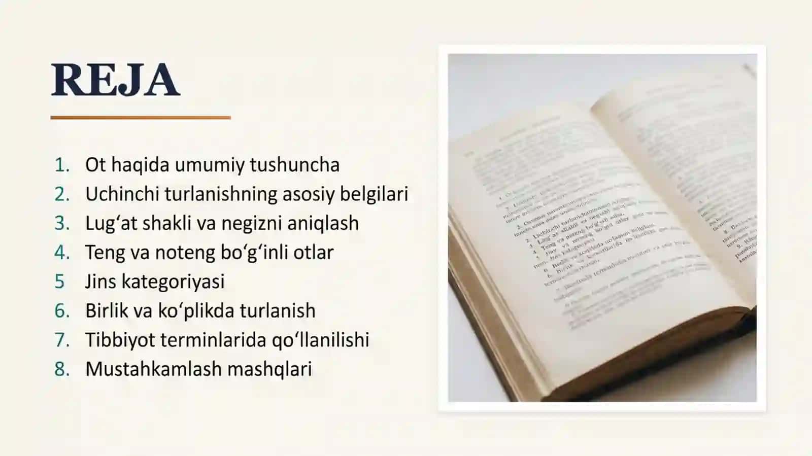 Otlarning uchinchi guruhda turlanishi 2