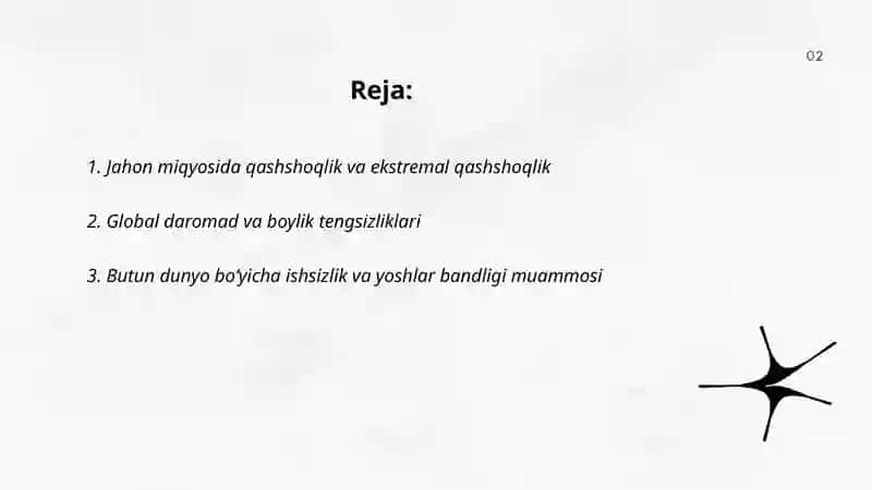 Jahonning global iqtisodiy muammolari 2