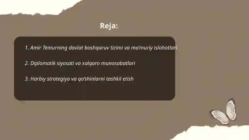 Amir Temur—buyuk davlat arbobi 2