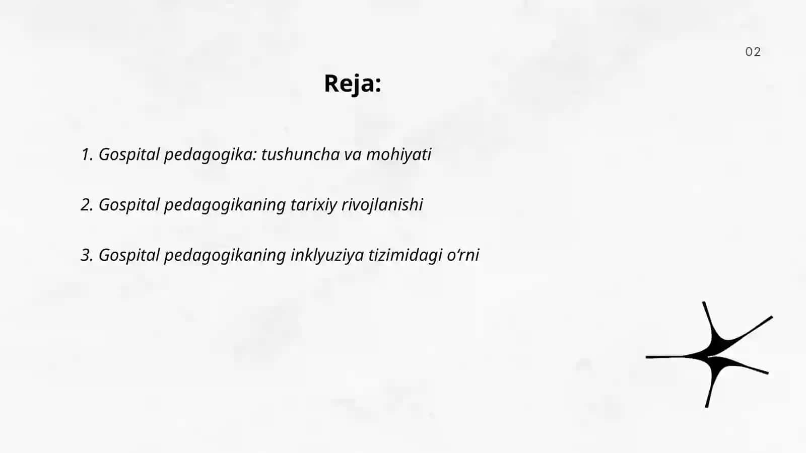 Gospital pedagogika - inklyuziyaning ajralmas qismi sifatida. Gospital pedagogika tushunchasi, maqsad va vazifalari 2