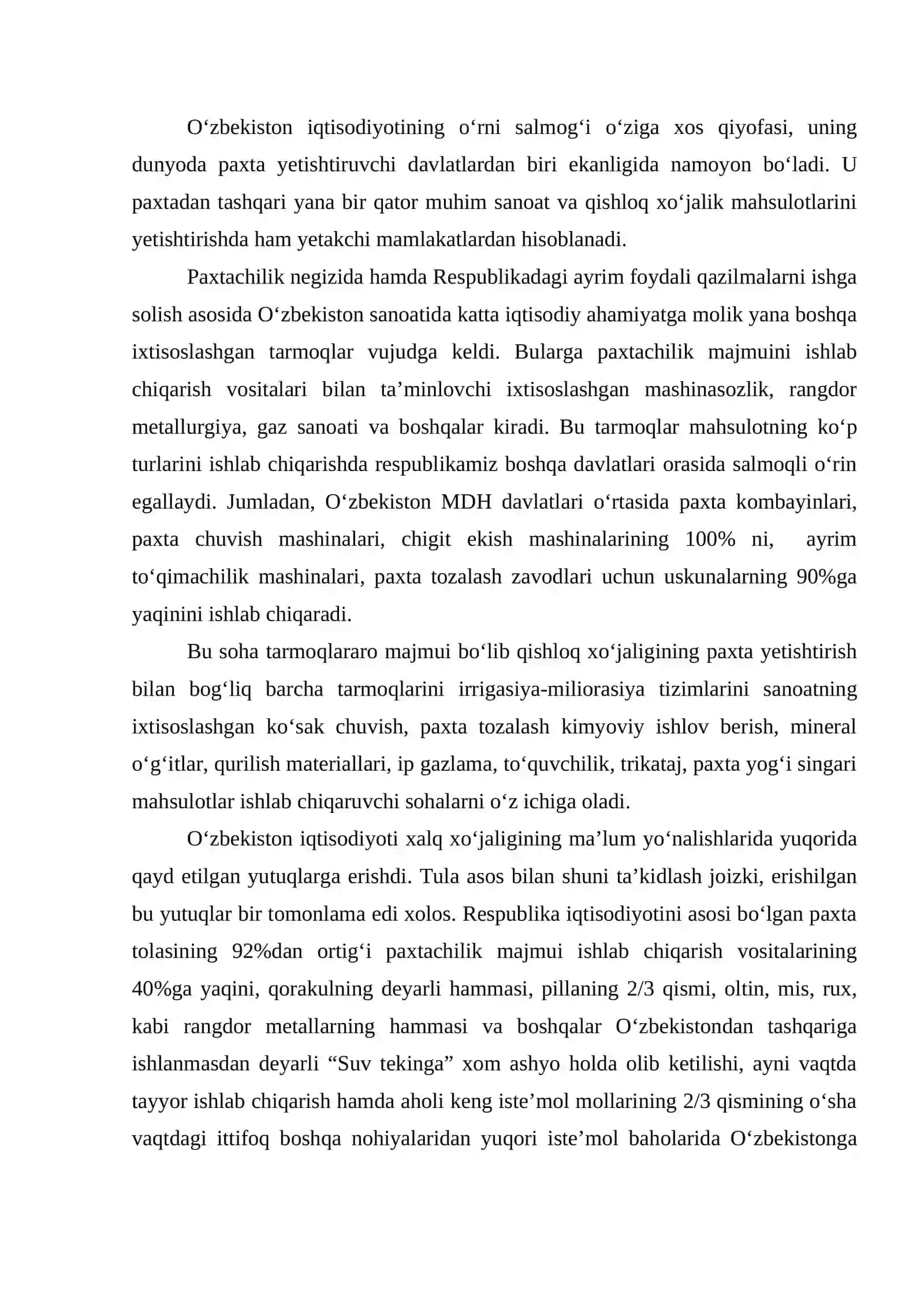 Sanoat tarmoqlari 2