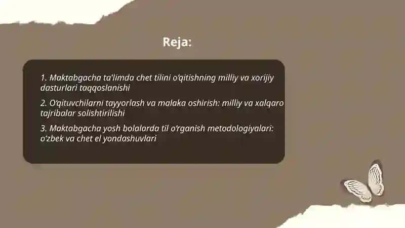 Chet tilini o‘qitishning dasturlari 2