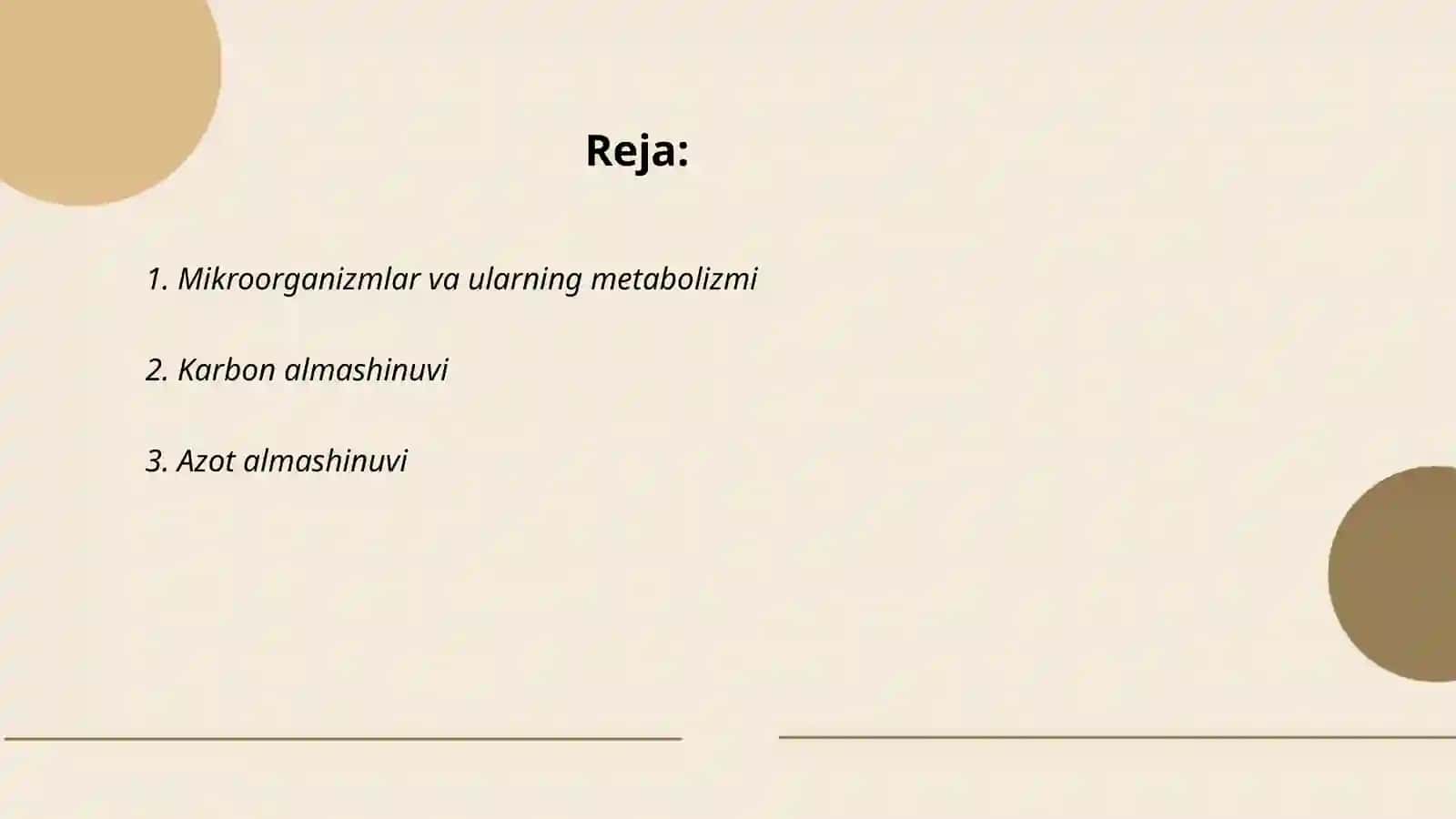 Mikroorganizmlarning metabolizmi 2