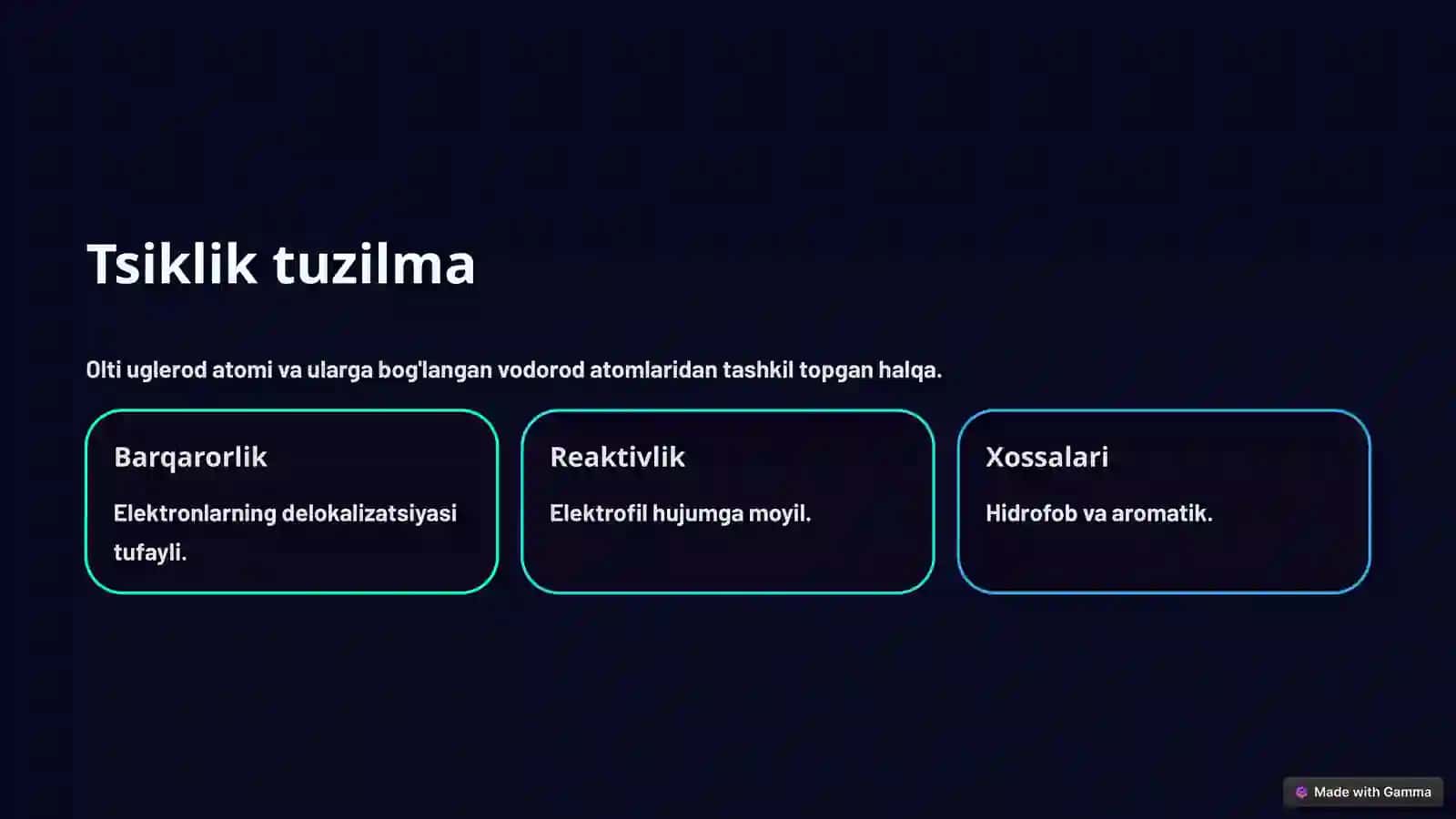 Aromatik birikmalar 2