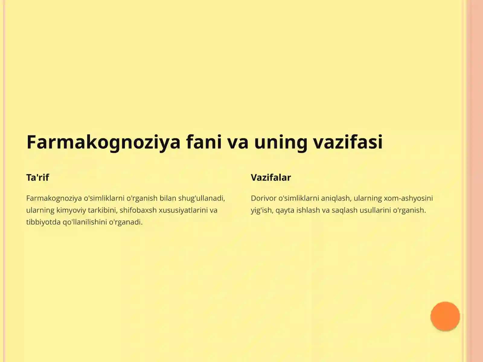 Farmakognoziya asoslari 2