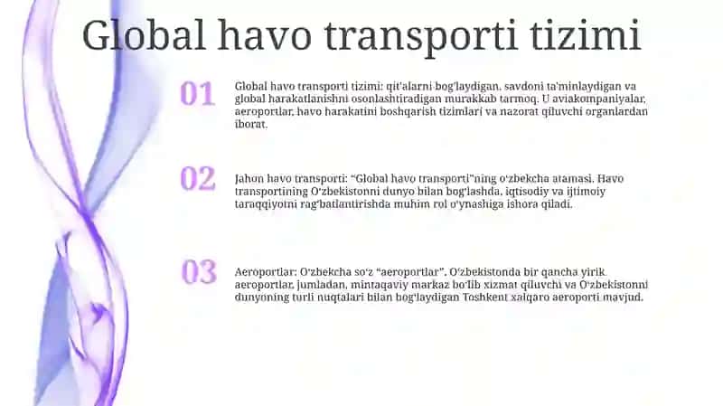 Jahon Havo Transporti Va Aeraportlar 2