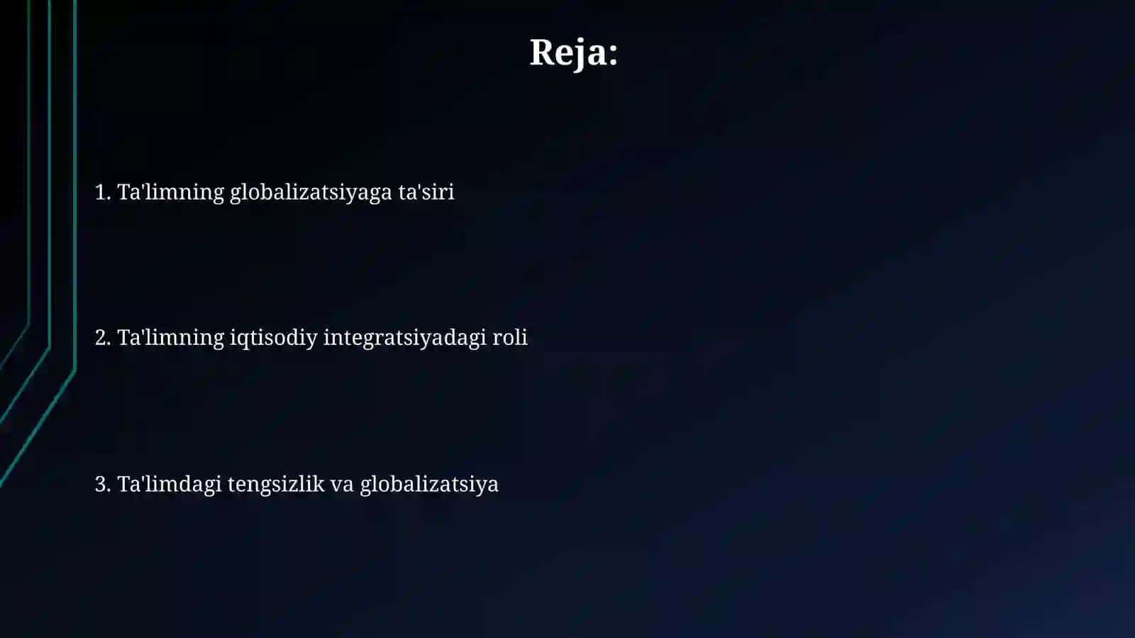 Tarbiyaning globallashuv jarayonlardagi vazifasi 2