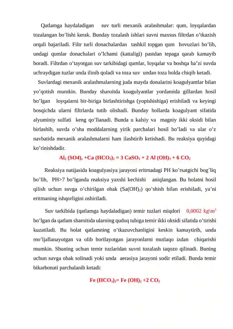 Qаtlаmgа hаydаyish uchun suvlаr 2