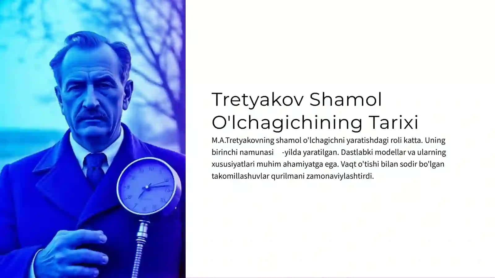 Tretyakov Shamol O'lchagichi 2