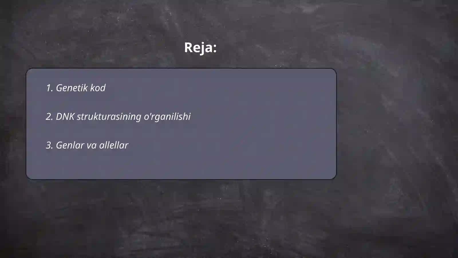 Belgilarning birikan holda irsiylanishi 2