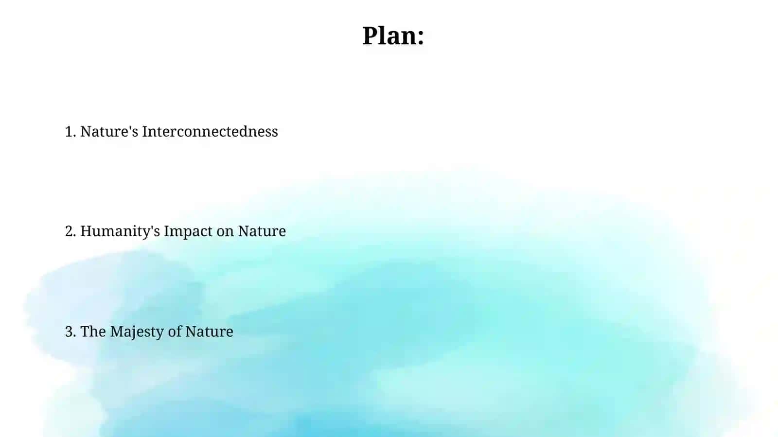 Nature's Interconnectedness 2