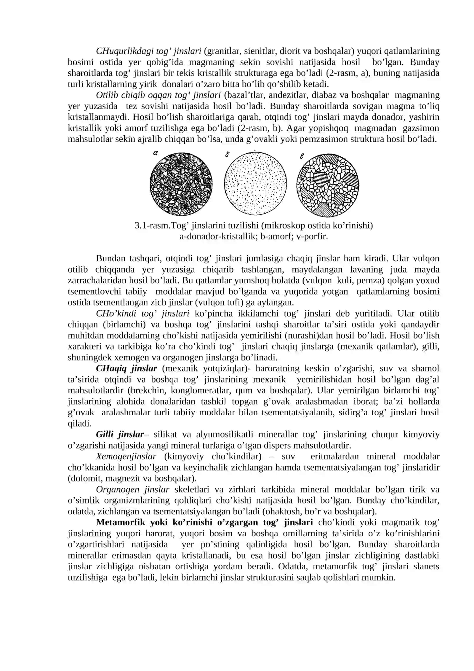 3-ma’ruza:TABIIY TOSH MATERIALLARI 2