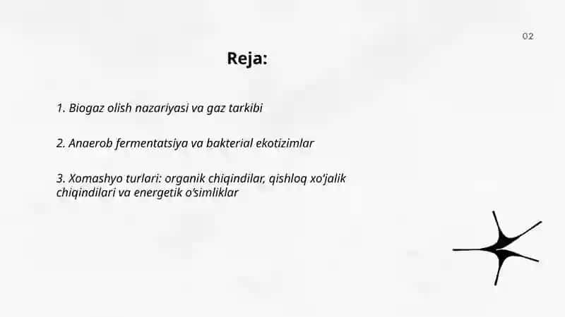 Biogaz olish texnologiyasi 2