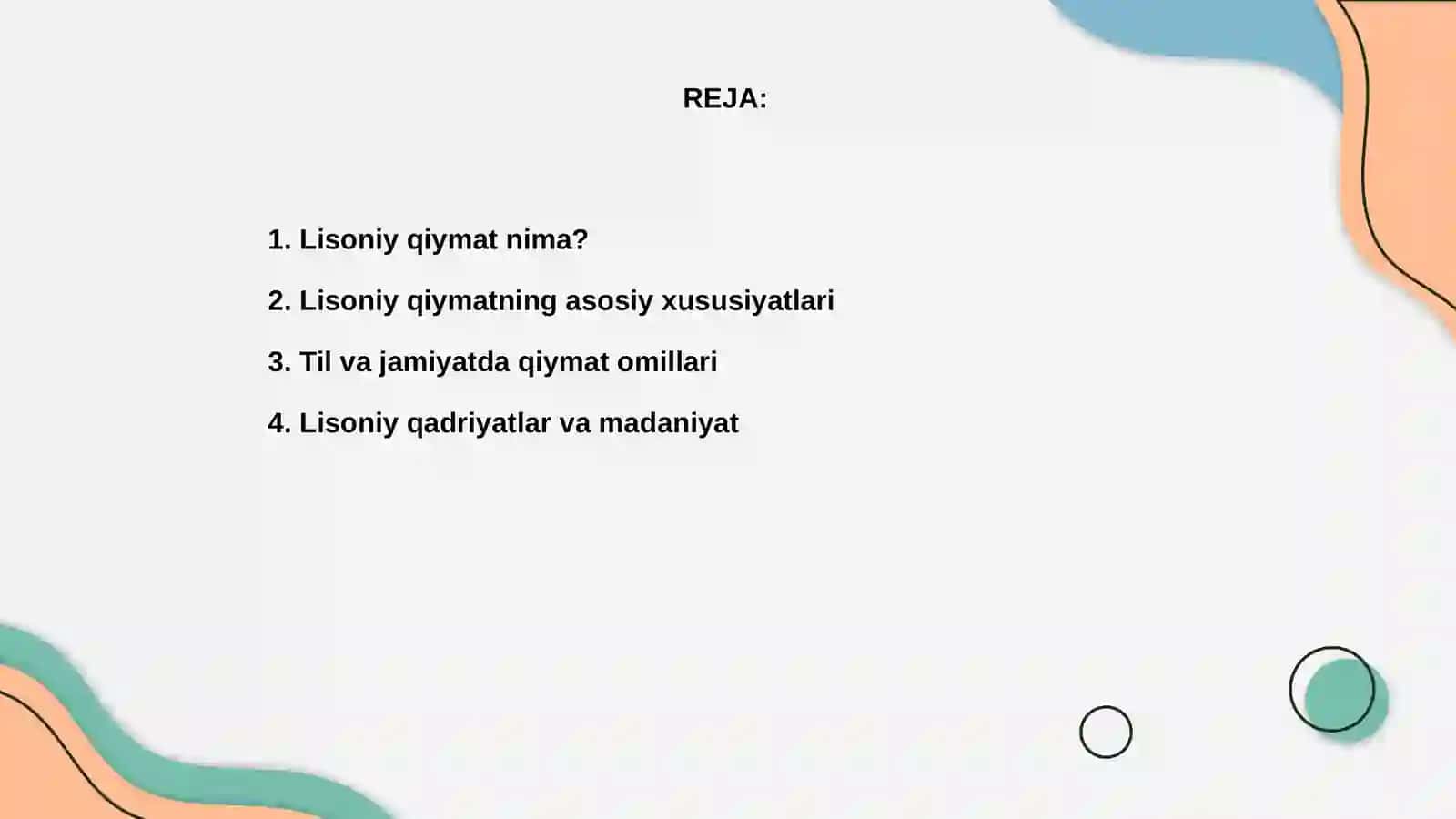 Lisoniy qiymat tushunchasi 2