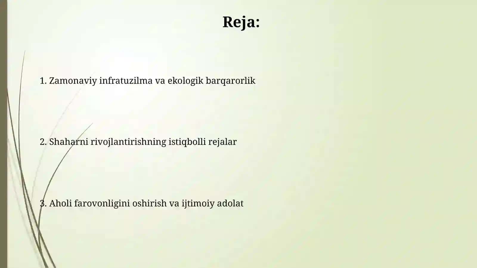 Jamoani shakillantirishning istiqbolli rejalari 2
