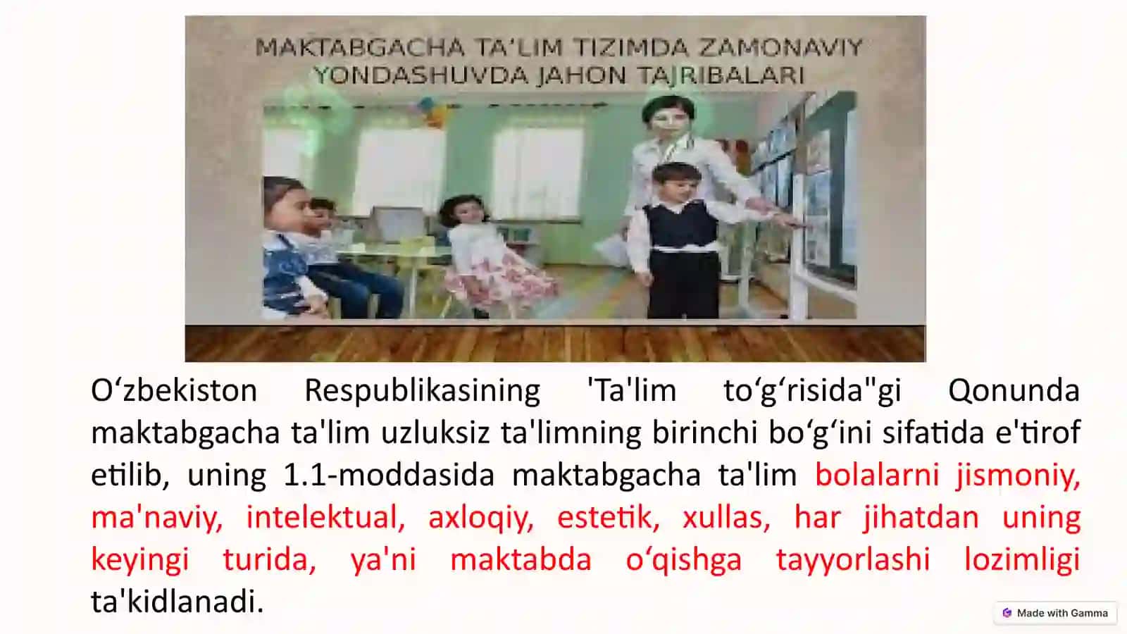 Zamonaviy tendensiyalar 2