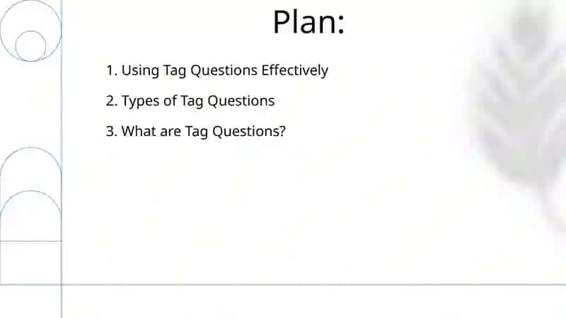Tag questions 2