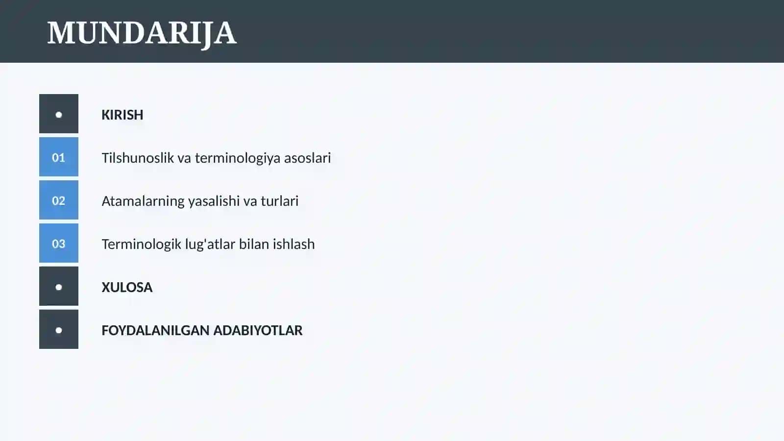 TIL VA TERMINOLOGIYA 2