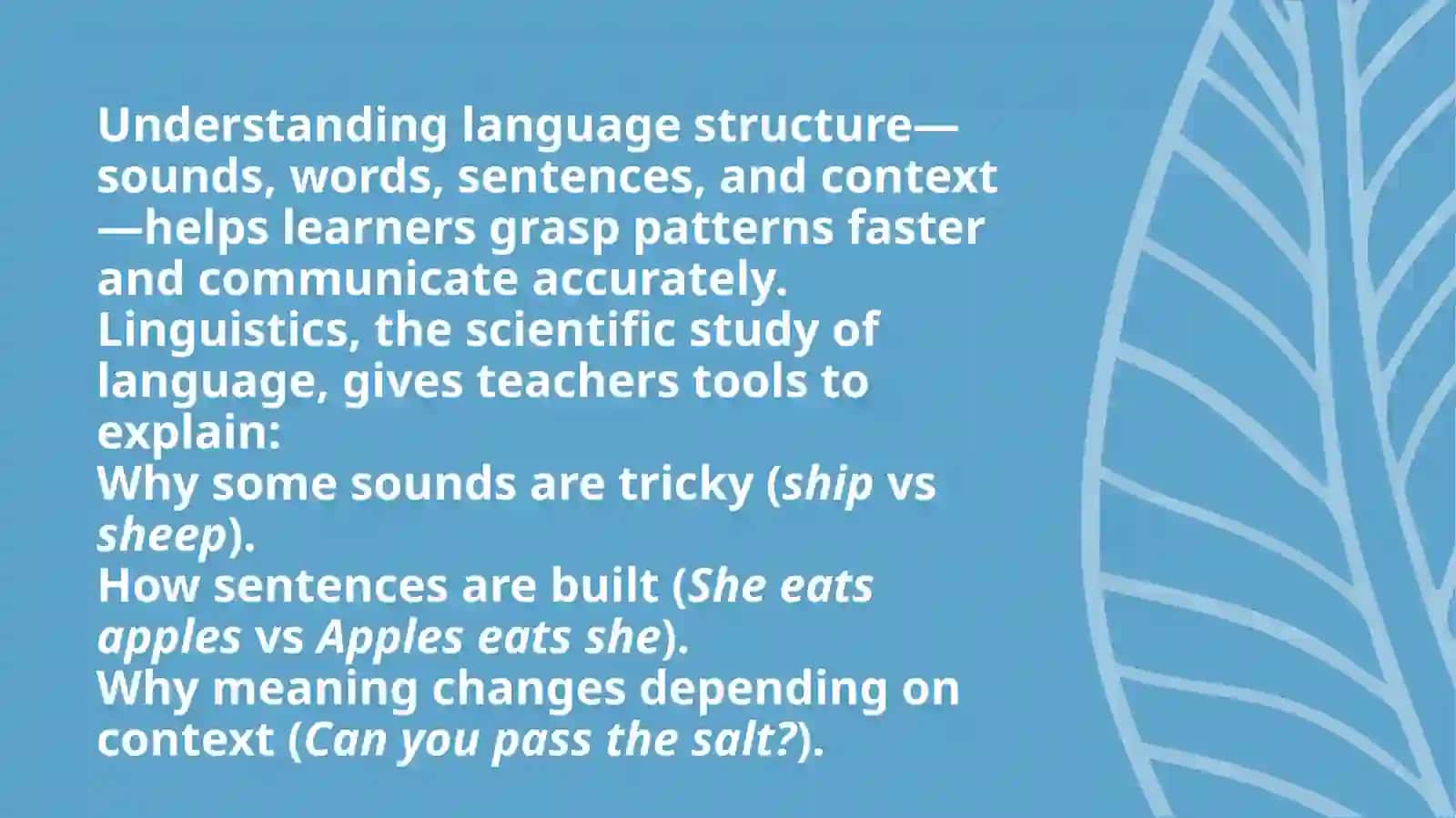 Linguistics 2
