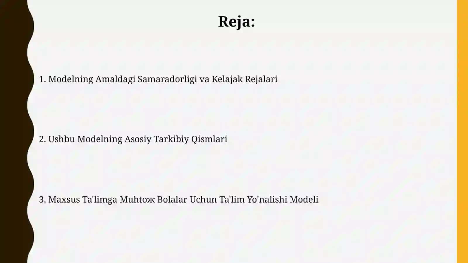 Alohida ta'lim ehiyojlariga ega bolalarning ta'limmarshrutiningmodeli 2