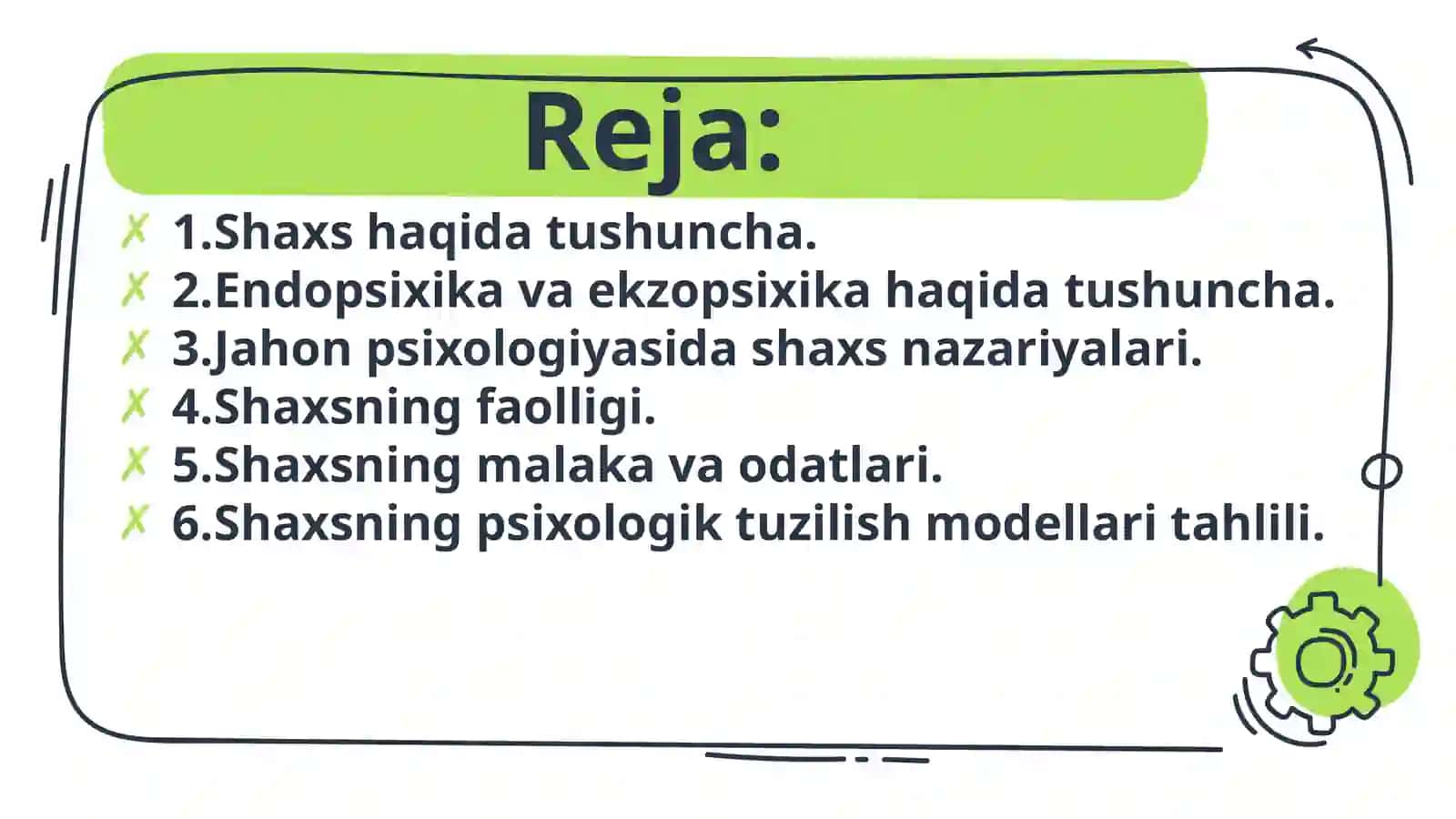Shaxs psixologiyasi 2
