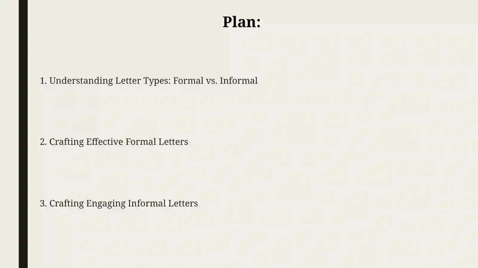 Writing 2 types of letter 2
