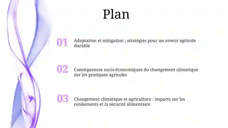Changement climatique et ses effets sur l‘agriculture et les habitudes sociales 2