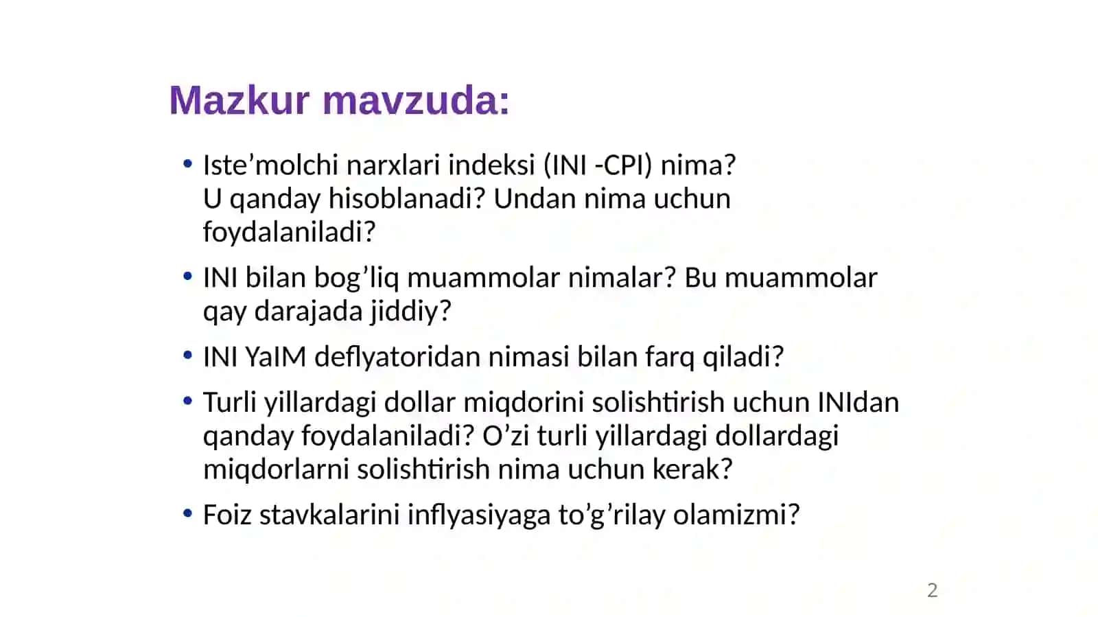 Turmush harajatlari hisoblash 2