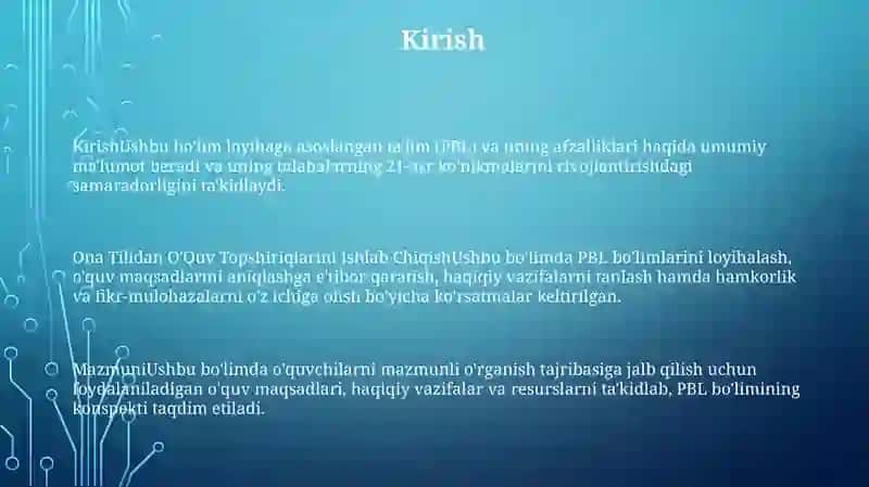 Ona Tilidan O'Quv Topshiriqlarini Ishlab Chiqish 2
