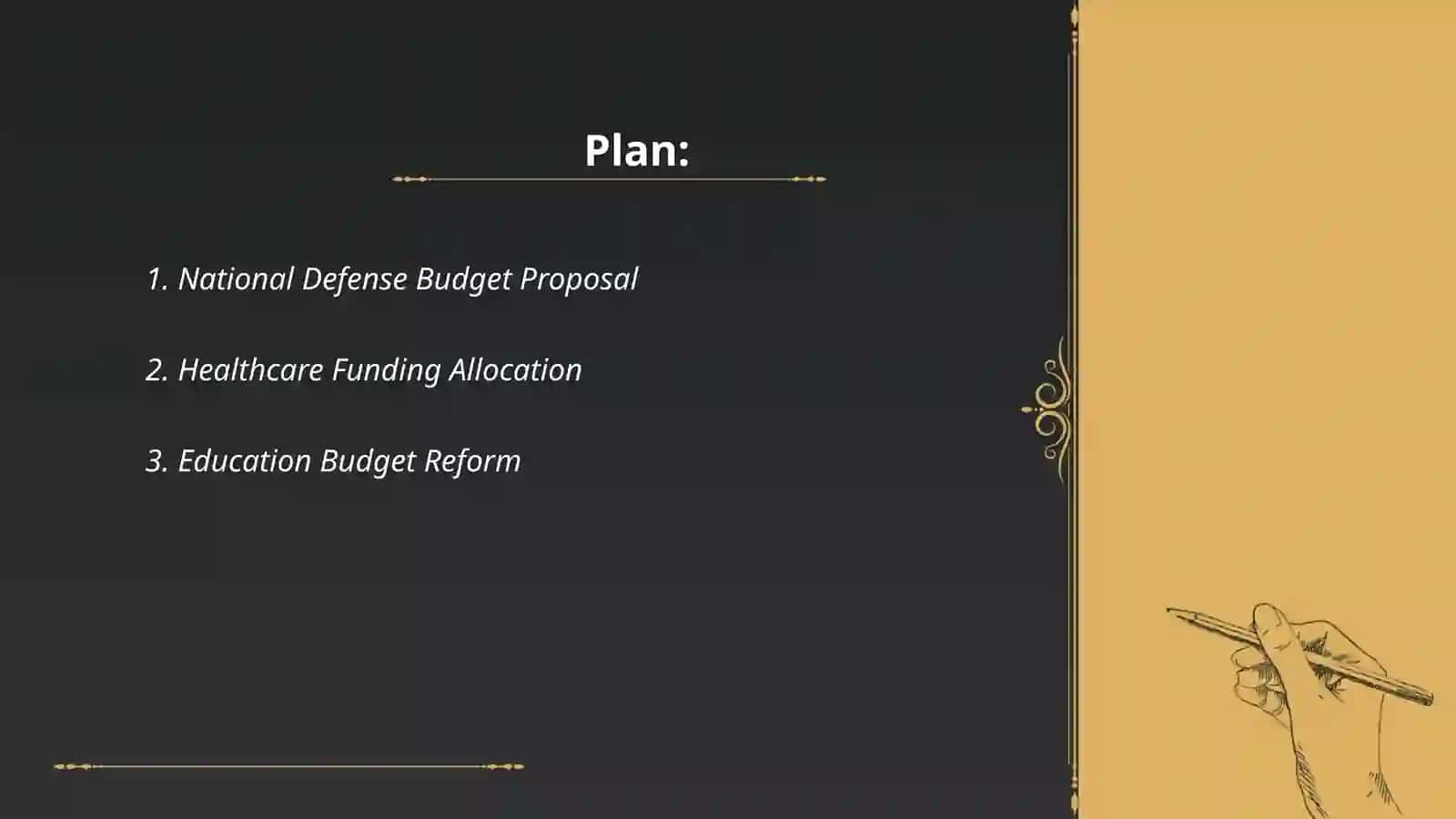 Budget proposa 2