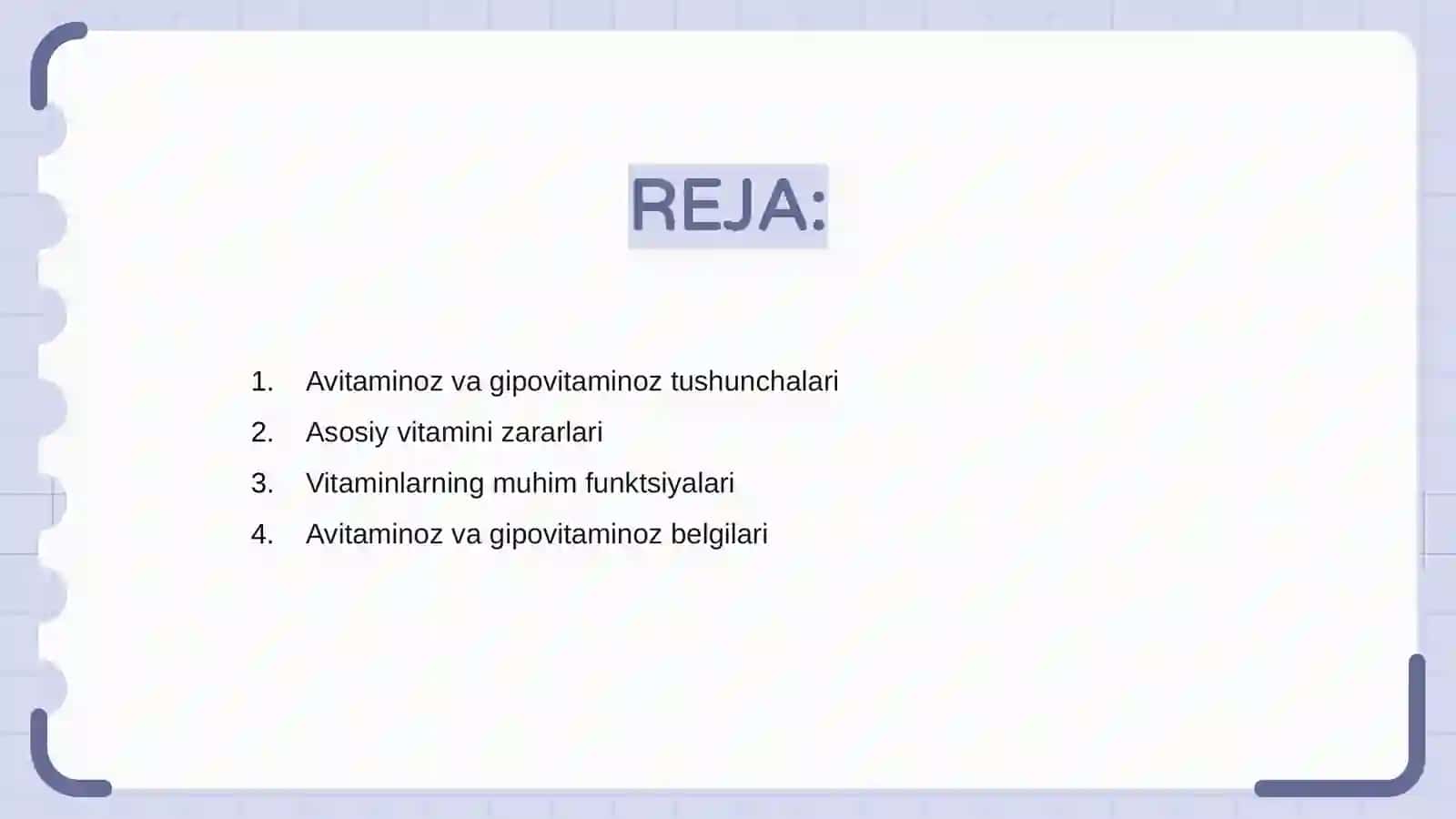 Avitaminoz va gipovitaminoz 2