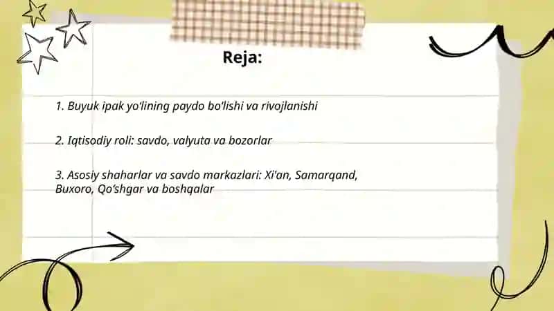 Buyuk ipak yoʻli va uning insoniyat tarixidagi oʻrni 2
