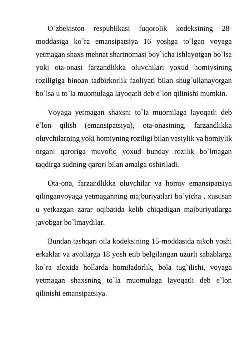Emansipatsiya Tushunchasi 2