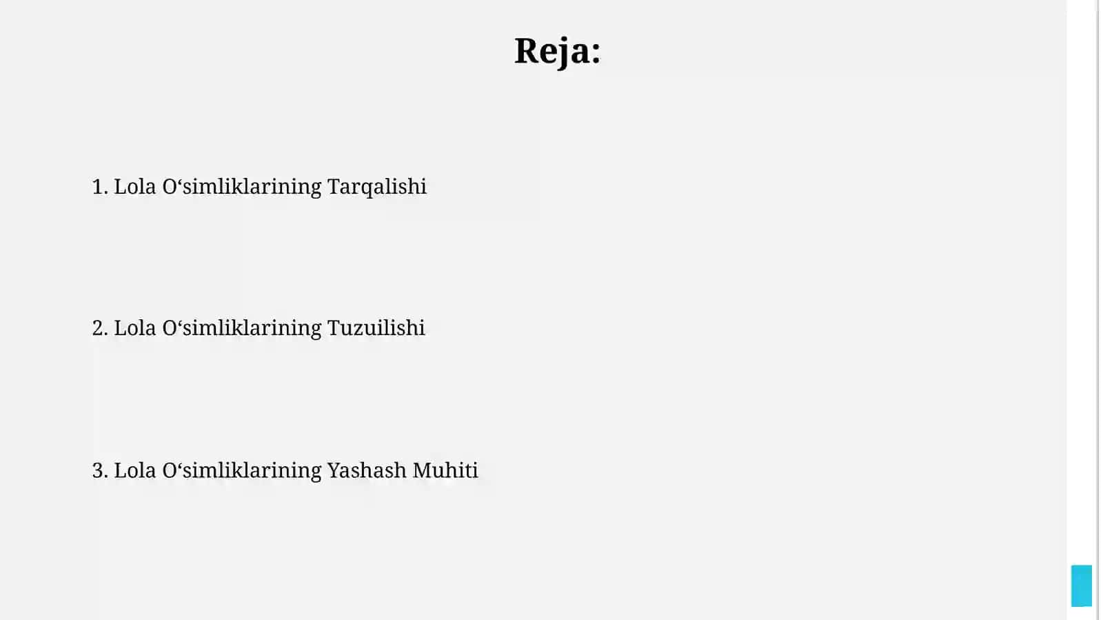 Lola Oʻsimliklarining Tarqalishi 2