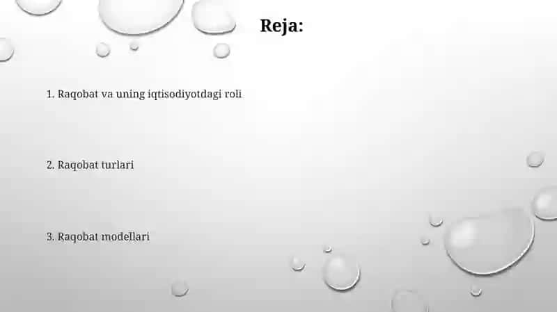 Raqobat va uning iqtisodiyotdagi roli 2