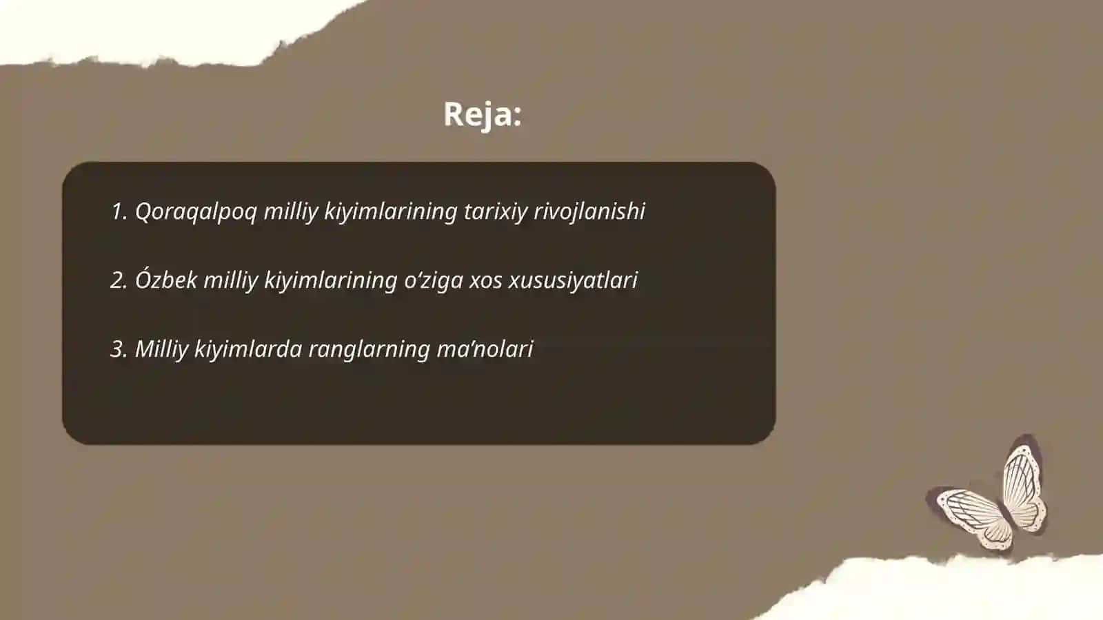 Qoraqalpoq va Ózbek milliy kiyimlari, rang va ramzlar tilida 2