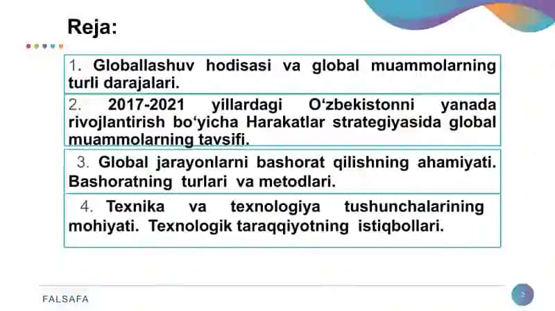 Globallashuvning falsafiy muammolari 2