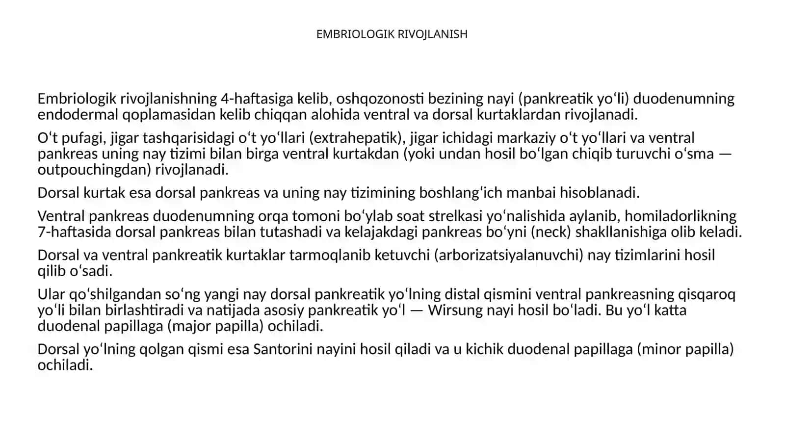 Annular pancreas / Taqasimon oshqozonosti bezi 2