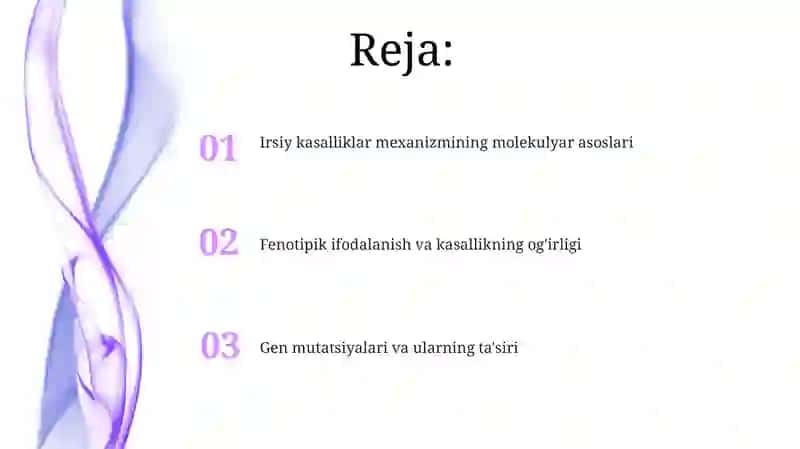 Irsiy kasalliklar 2