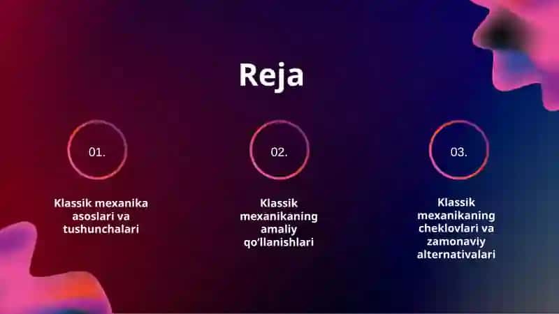 Klassik mexanikaning qoʻllanilish chegarasi 2