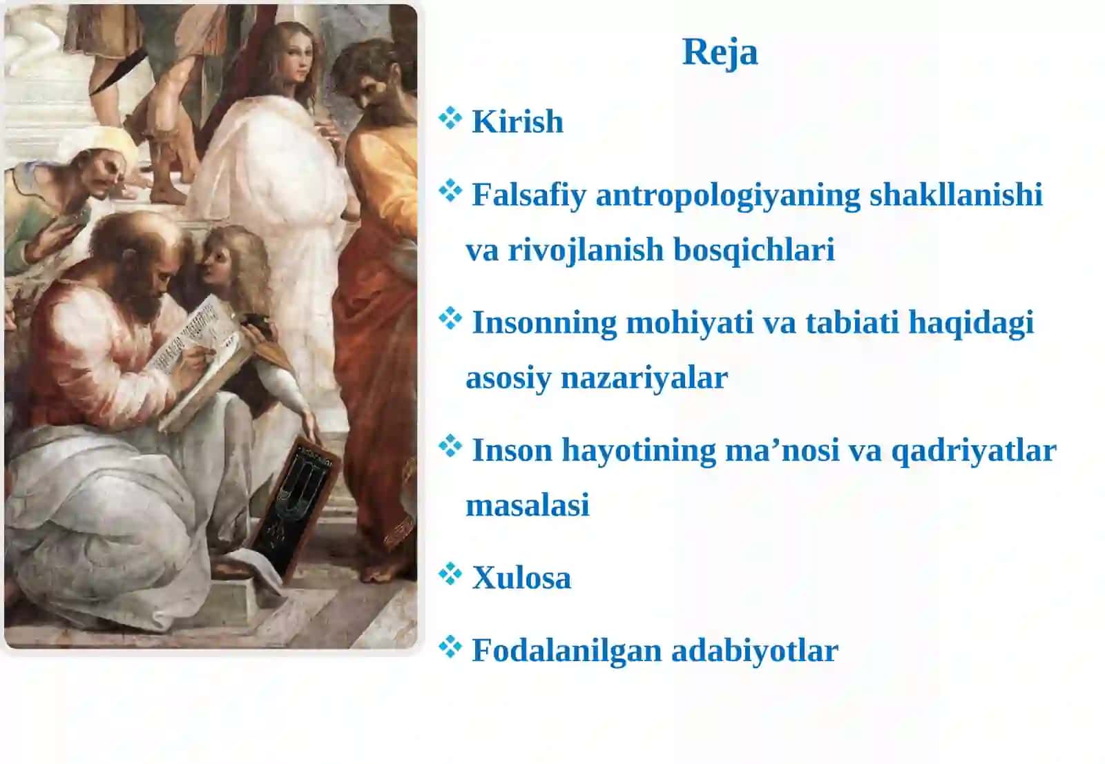 Falsafiy antropologiya—inson haqidagi qarashlar 2