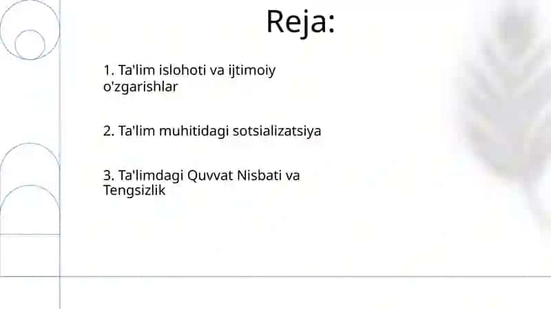 Ijtimoiy jarayonlar va talim 2